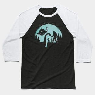 Cryptid Creatures Baseball T-Shirt